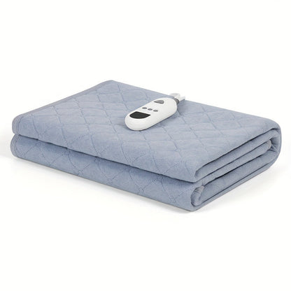 Extra Large Electric Heating Pad 63"x31.5" with Remote Control - 9 Adjustable Heat Levels, 4 Timer Settings