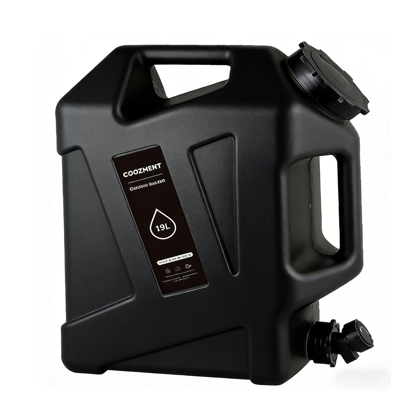 Water Storage Container with Spigot 2 Handles BPA Free PVC Collapsible Water Jug for Camping Outdoor RV Hiking Emergency Survival Portable