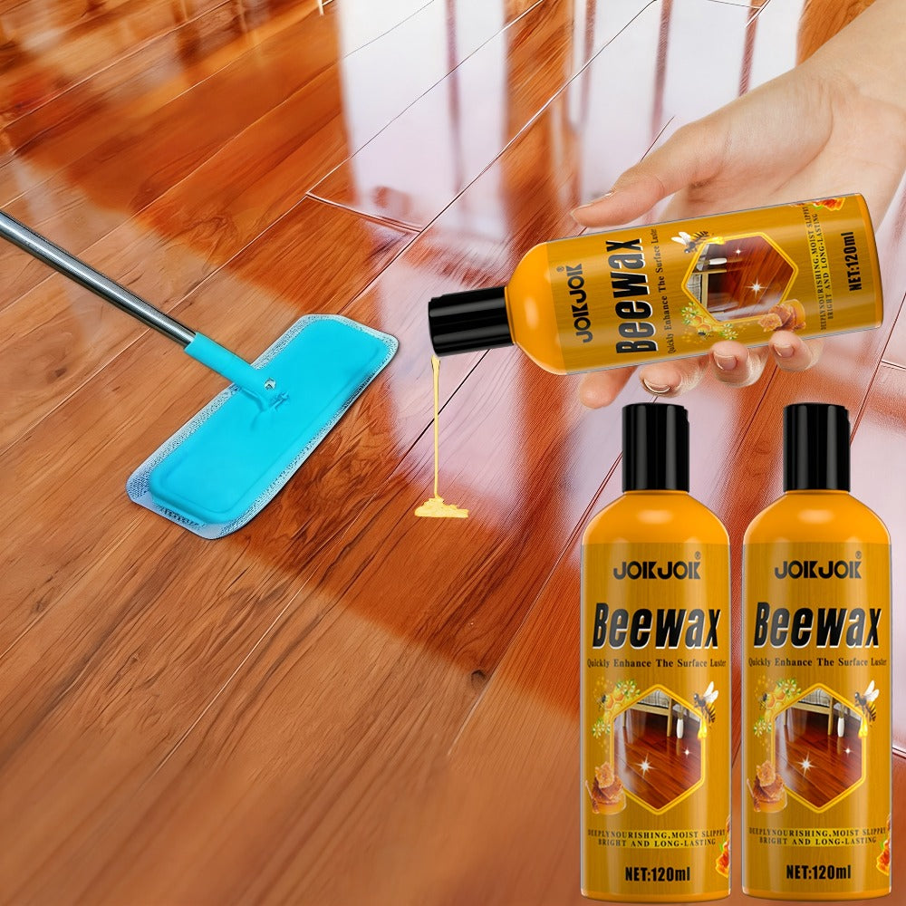 Beeswax Wood Polish & Kit, Natural Wood Furniture Care Wax Deeply Moisturizes, Removes Scratches & Dullness