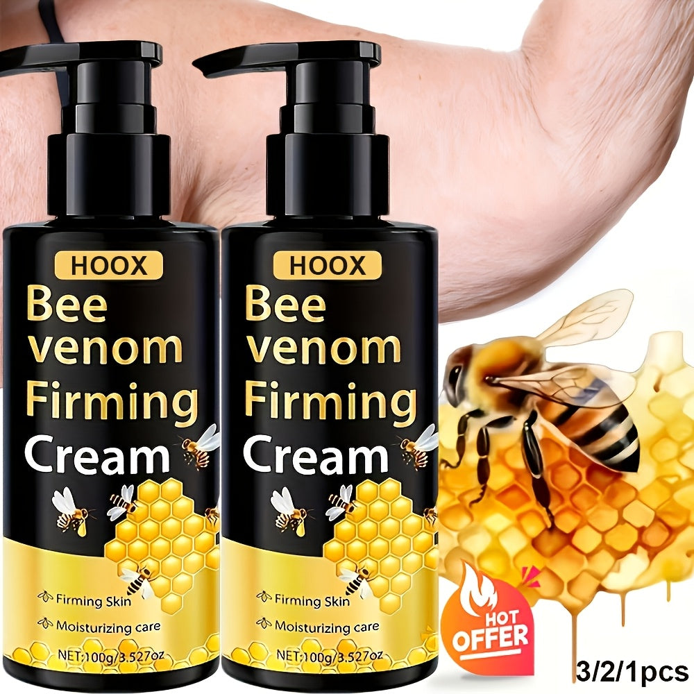 Bee Venom Firming Cream 100g for Face Neck Abdomen & Body – Moisturizing Anti-Aging Skin Tightening Cream for Sagging Loose Skin Smoother