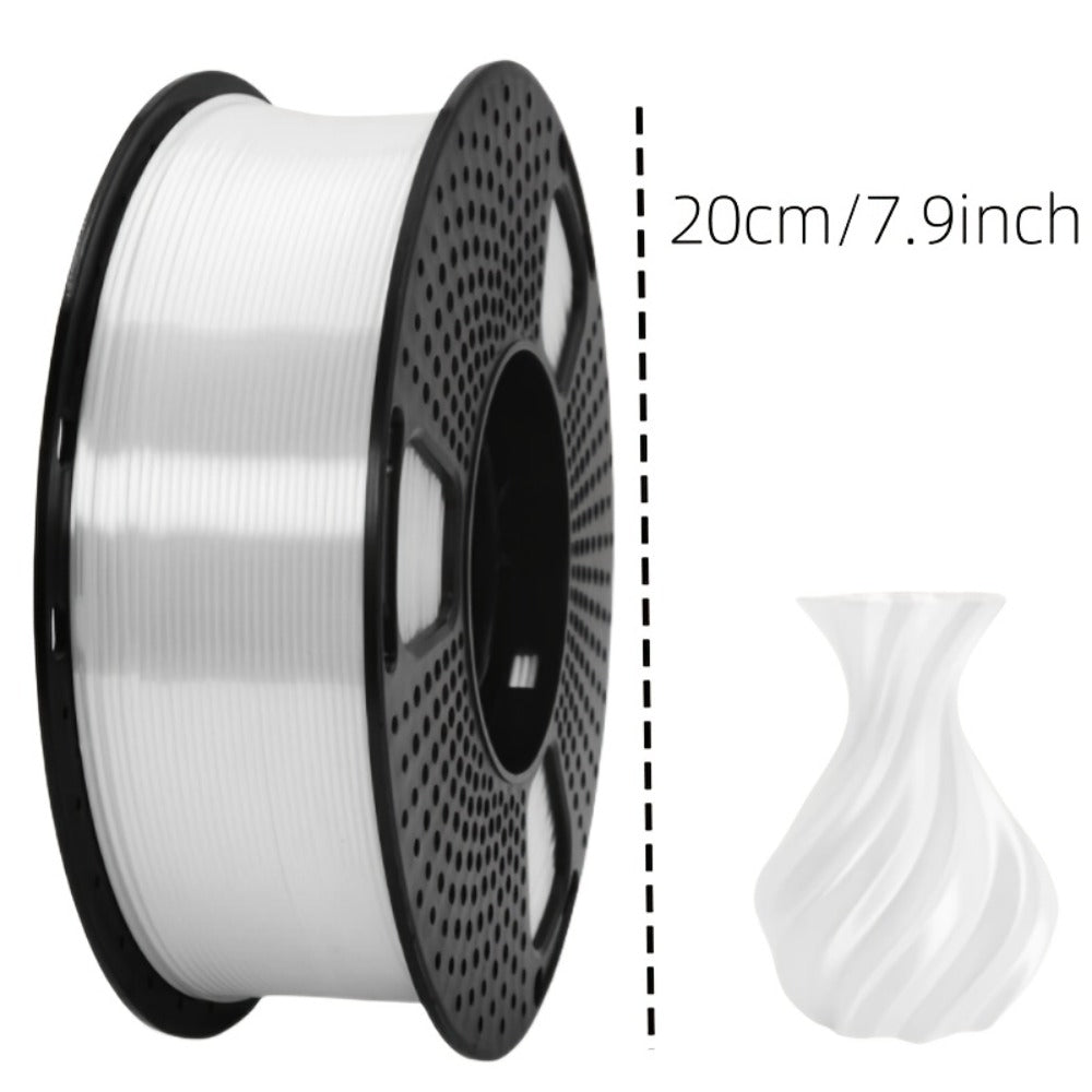 Ender 3 5 Neo PLA Filament 1.75mm 1kg 2.2LB High Gloss Low Warping – Black White Dual Tri Rainbow Multicolor Shiny Finish Smooth Extrusion
