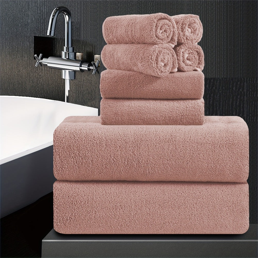 Bath Towels Set 8 Piece 750GSM Oversized 35 x 70 Inch Sheets in 15 Color Options for Home and Guest Use