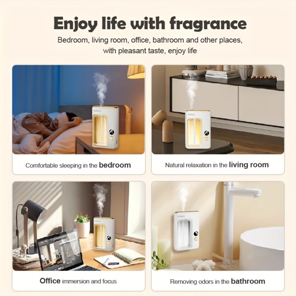 Ultrasonic Essential Oil Diffuser & Humidifier with Auto Shut-Off, Quiet Aromatherapy for Home Bedroom Office