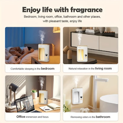 Ultrasonic Essential Oil Diffuser & Humidifier with Auto Shut-Off, Quiet Aromatherapy for Home Bedroom Office