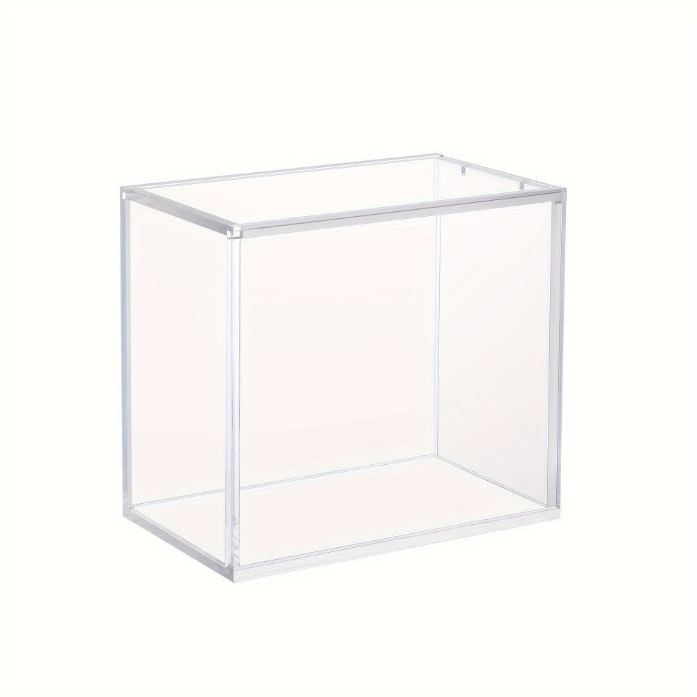 Acrylic Booster Box Display Case with Magnetic Lid, Thick 5mm Clear Storage for Pokemon TCG Card Collectors