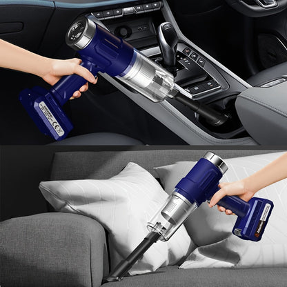 Handheld Vacuum Cleaner with 4KPa Suction, USB Charging, Crevice Tool and Three Color Options