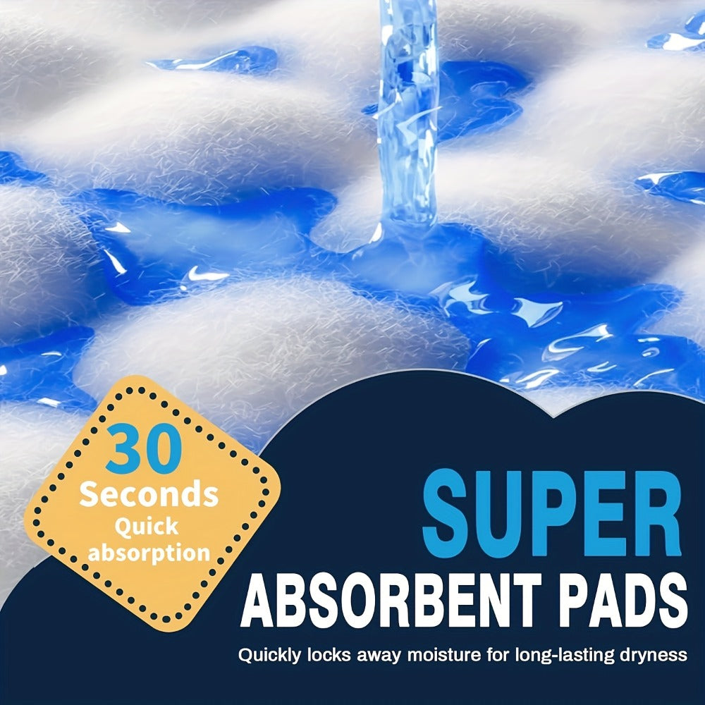 Disposable Incontinence Bed Pads for Adults and Elderly Thickened Highly Leak-Proof Underpads for Entryways, Bedrooms and Living Spaces