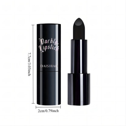 Black Matte Lipstick Set 3 Pack, for Makeup, Travel and Everyday Vanity Use, with the Listed Configuration