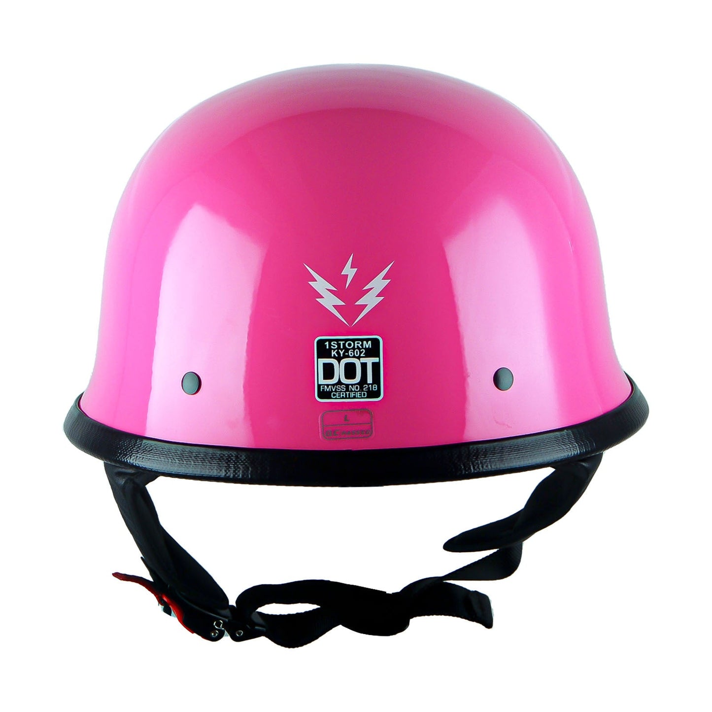 German Style Motorcycle Half Face Helmet – Novelty Skull & Carbon Fiber Design, UV Glossy Finish, Removable Washable Padding