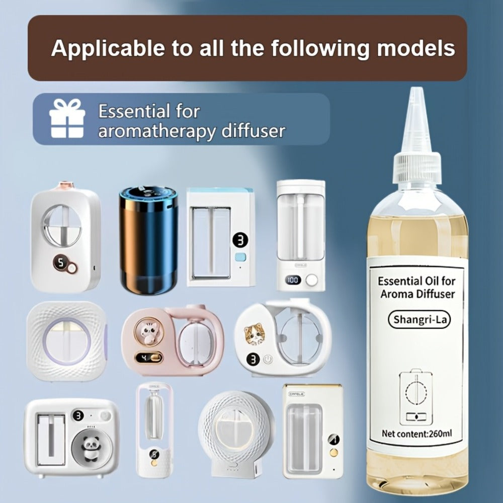 Aromatherapy Oil Refill 500ml Bottle with 10 Fragrance Options for Ultrasonic and Electric Diffusers