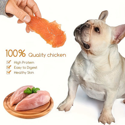 Dehydrated Chicken Dog Treats – Natural High-Protein Snacks for Small Medium Large Breeds Training Reward 100g 200g 500g