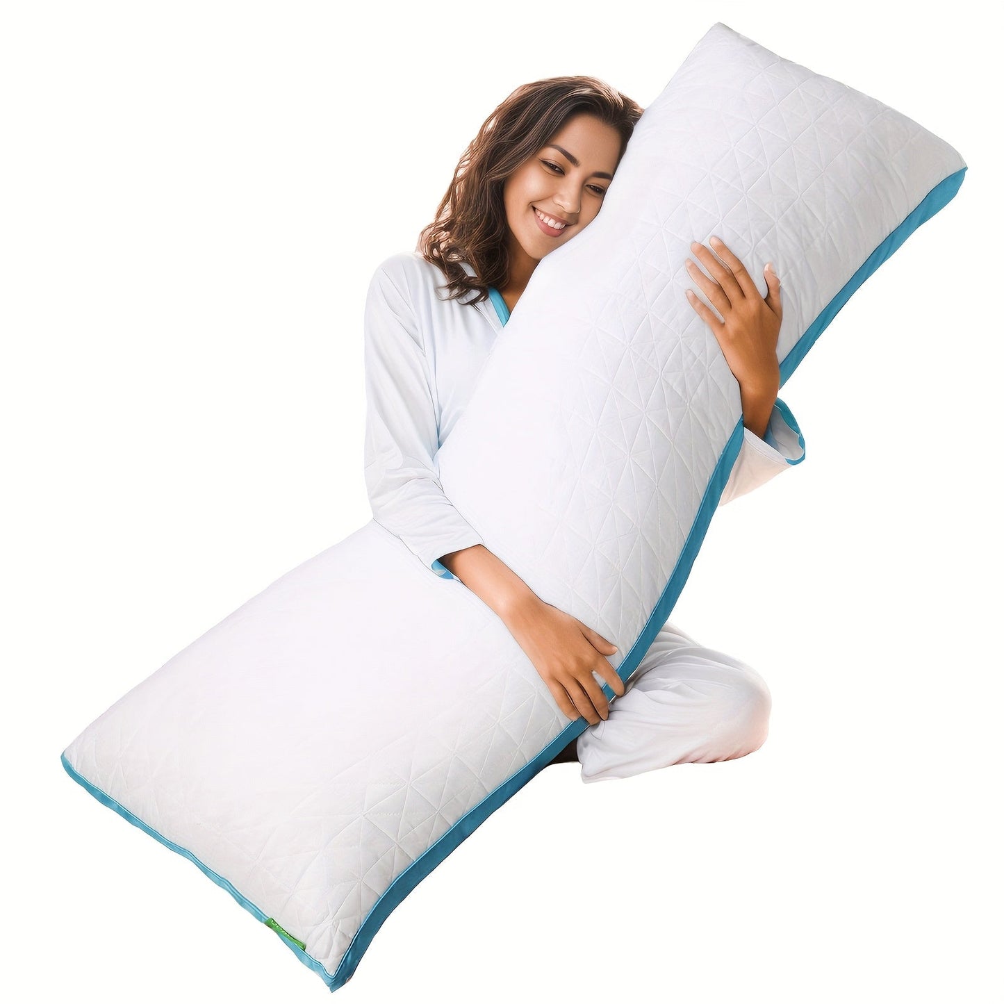 Body Pillow for Adults Full Body Pillow Firm Long Sleeping Pillow for Back Stomach Side Sleeper Bed Pillow Support Pregnancy Pillow Grey