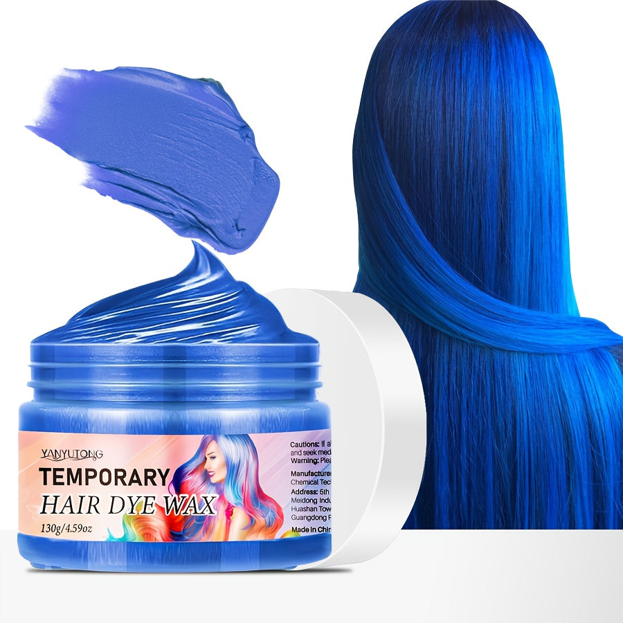 Temporary Hair Dye Wax 130g Instant Vivid Color Styling for Party Halloween Cosplay Festival, No Bleach No Damage