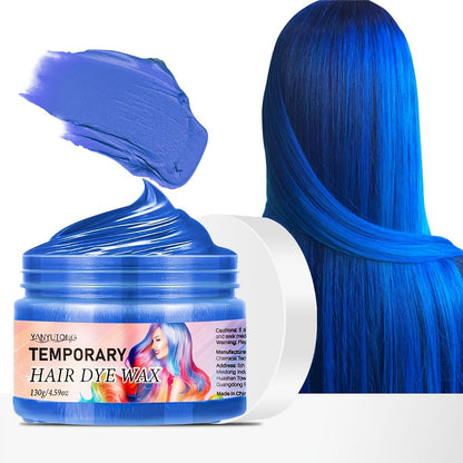 Temporary Hair Dye Wax 130g Instant Vivid Color Styling for Party Halloween Cosplay Festival, No Bleach No Damage