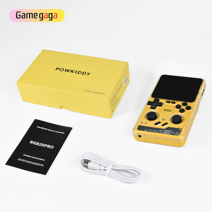 Handheld Game Console Powkiddy RGB20 Pro with 3.2-Inch IPS OCA full-lamination, 1024x768, 64GB or 128GB Options, 5000mAh Battery