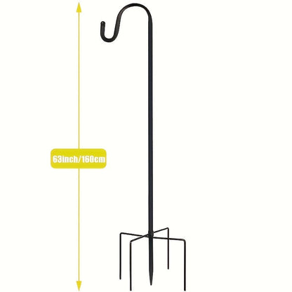 Shepherd's Hook | Heavy Duty Garden Pole Bird Feeder Plant Lantern