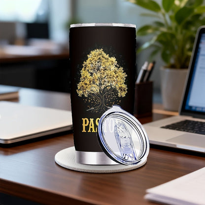 Insulated Tumbler 20oz Tree of Life Graphic Stainless Steel Travel Mug with Lid and Straw for Everyday Use