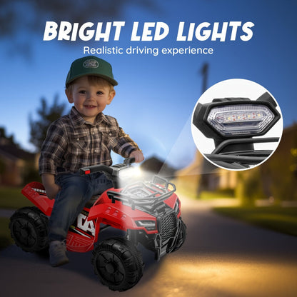 6V Kids Ride On ATV 4-Wheeler Quad Electric Toy Car for Toddlers 18-36 with the Listed Color, Size or Set Options for Everyday Use