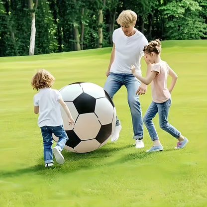 Giant Inflatable Soccer Ball for Indoor & Outdoor Use – Large Beach Ball for Pool Parties, Backyard Games, Playground Kickabout & Events