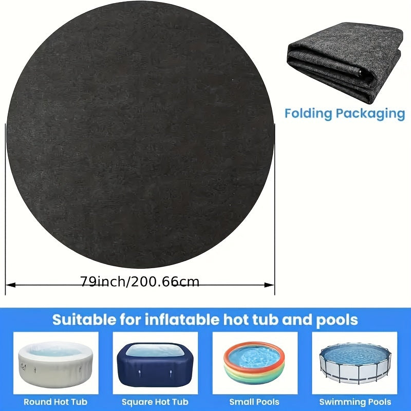 Hot Tub Mat for Garden, Patio and Yard Use, with the Listed Configuration, for Everyday Use and Organized Storage