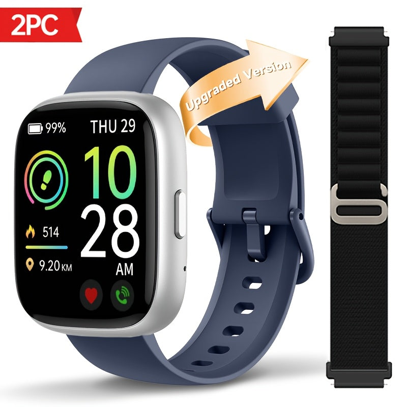 Smartwatch Alexa Built-in 1.83" HD – Wireless Calling, 100+ Sport Modes, Heart Rate, SpO2 and Sleep Readouts, Optional Woven