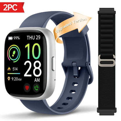 Smartwatch Alexa Built-in 1.83" HD – Wireless Calling, 100+ Sport Modes, Heart Rate, SpO2 and Sleep Readouts, Optional Woven