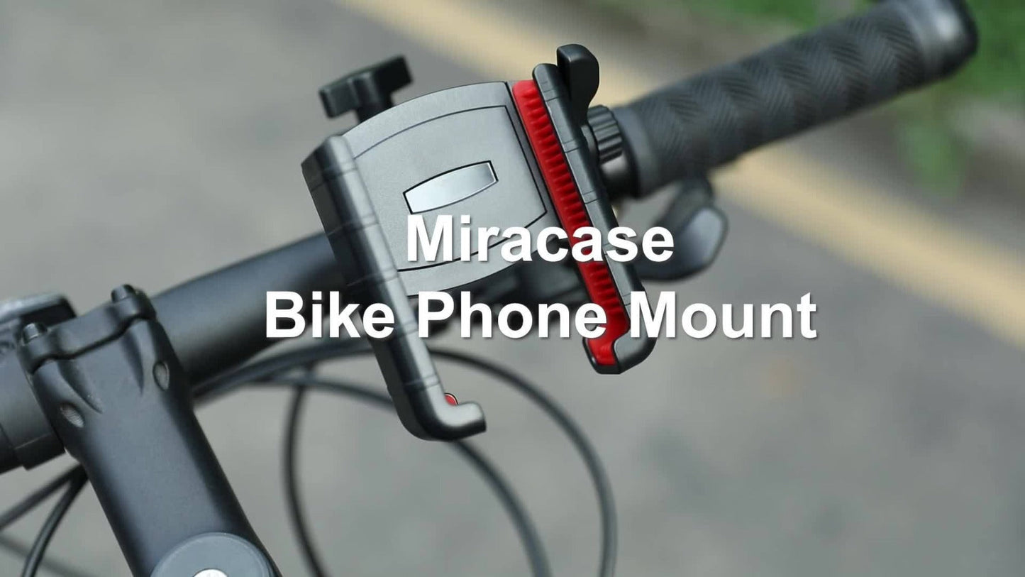 Motorcycle Phone Mount Handlebar Quick Lock – Universal Bike Phone Holder for 4"-7" Phones, No-Block Camera Design