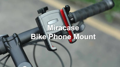 Motorcycle Phone Mount Handlebar Quick Lock – Universal Bike Phone Holder for 4"-7" Phones, No-Block Camera Design