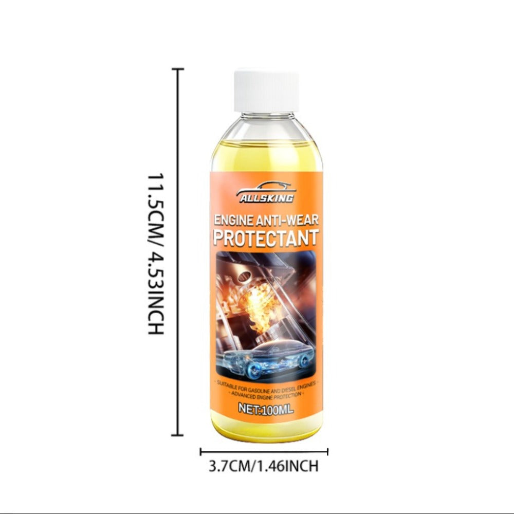 Engine Anti-Wear Protection Fluid 100ml – Cylinder Block Restoration Agent, Reduces Engine Noise, Prevents Wear, Seals Micro-Cracks