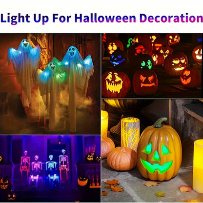 Wireless LED Strip Lights 8-Color 4pcs / 6pcs – Remote Control USB Rechargeable Waterproof Anti-Collision Light for Car Motorcycle Bike