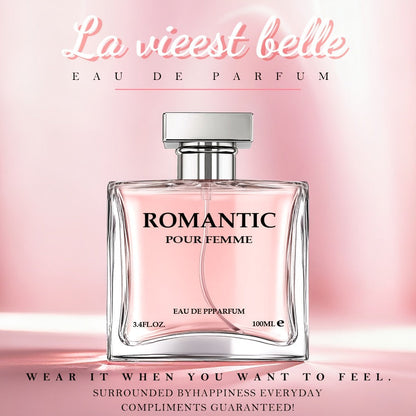 Perfume for Women Two-Pack of 100ml EDP Sprays with Rose, Chamomile, Lemon, Lily, Violet, Musk and Wood