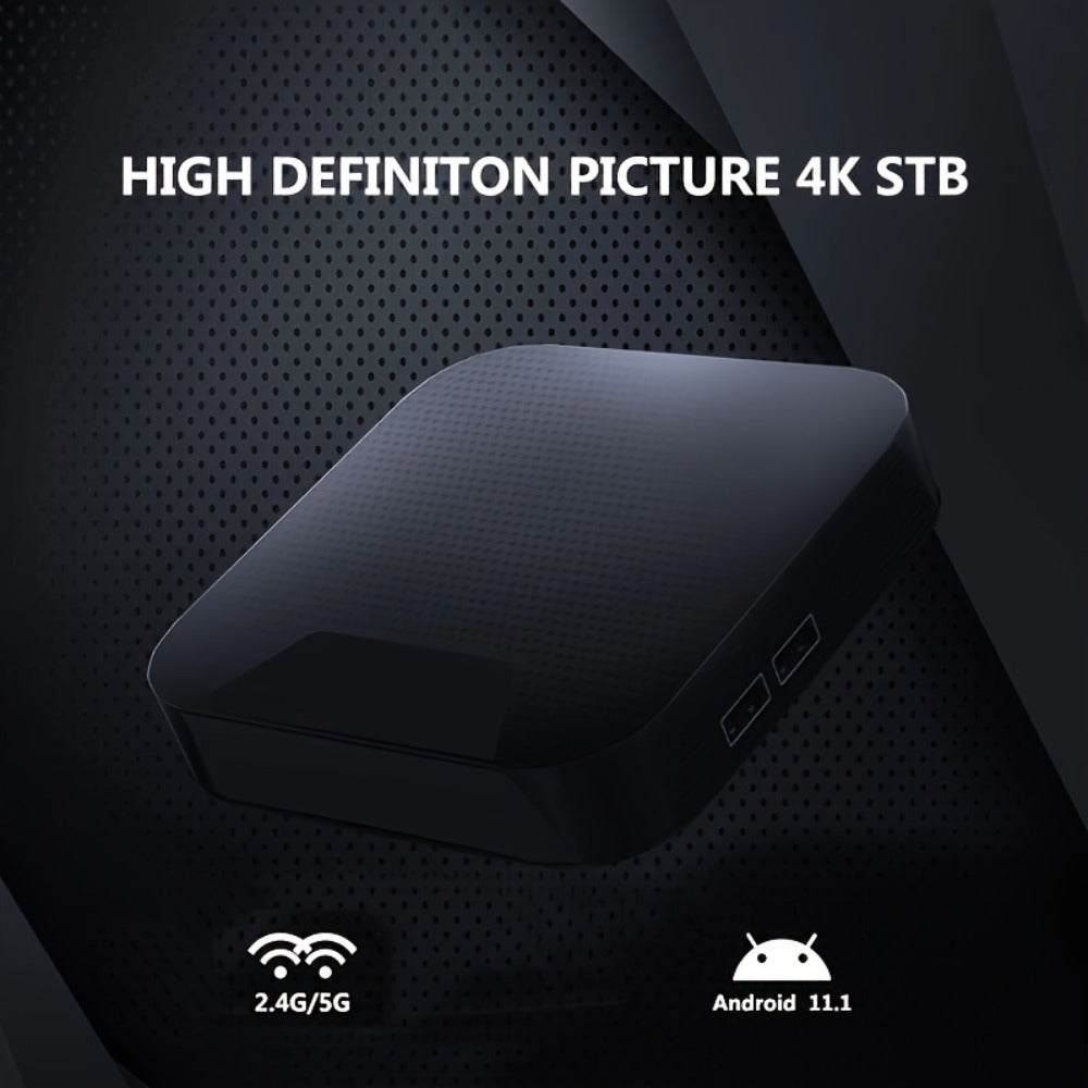 Android Smart TV Box 4K Streaming, Amlogic S905 Quad Core, Android 11/13, Dual Band WiFi 2.4G/5.8G