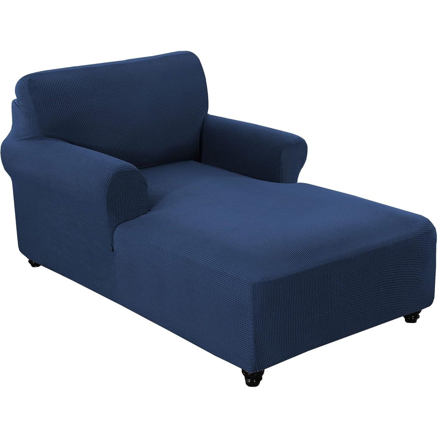 Chaise Lounge Cover Stretch Slipcover Jacquard Fabric Chair Sofa Protector for Living Room Bedroom Multi-Color