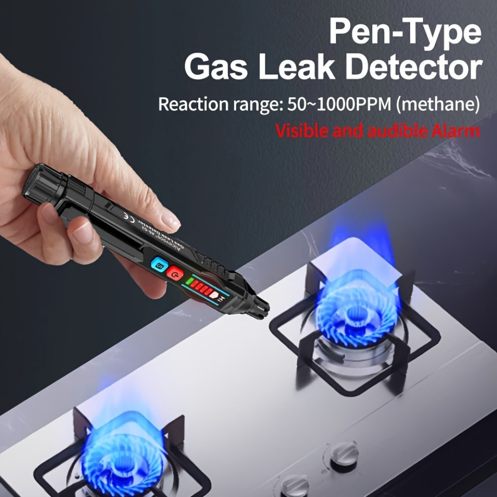 Combustible Gas Leak Detector – High Sensitivity Natural Gas & Methane Alarm with Audible & Visual Alert for Home & Industrial Safety