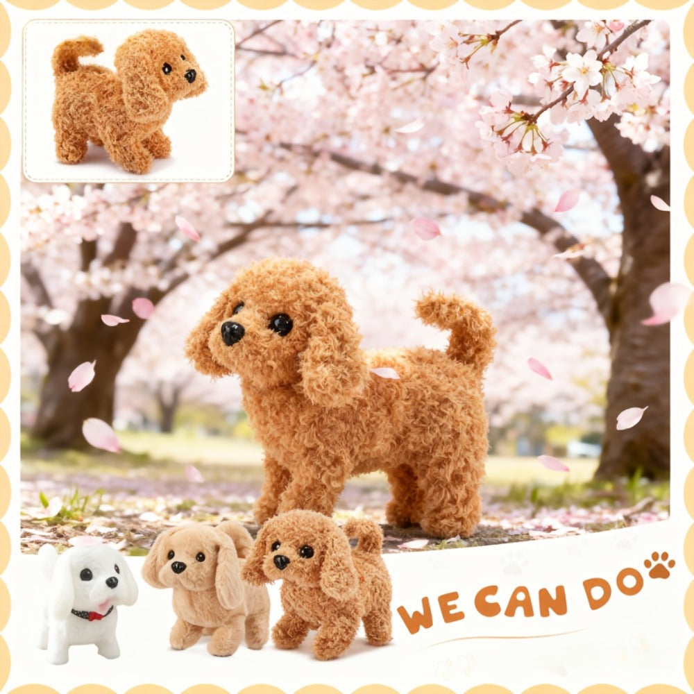 Walking Dog Toy for Kids Furry Interactive Puppy That Walks and Barks with the Listed Color, Size or Set Options for Everyday Use