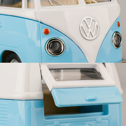 1:36 Volkswagen Bus Die-Cast Toy Car Model with Openable Doors & Pull-Back with the Listed Color, Size or Set Options for Everyday Use