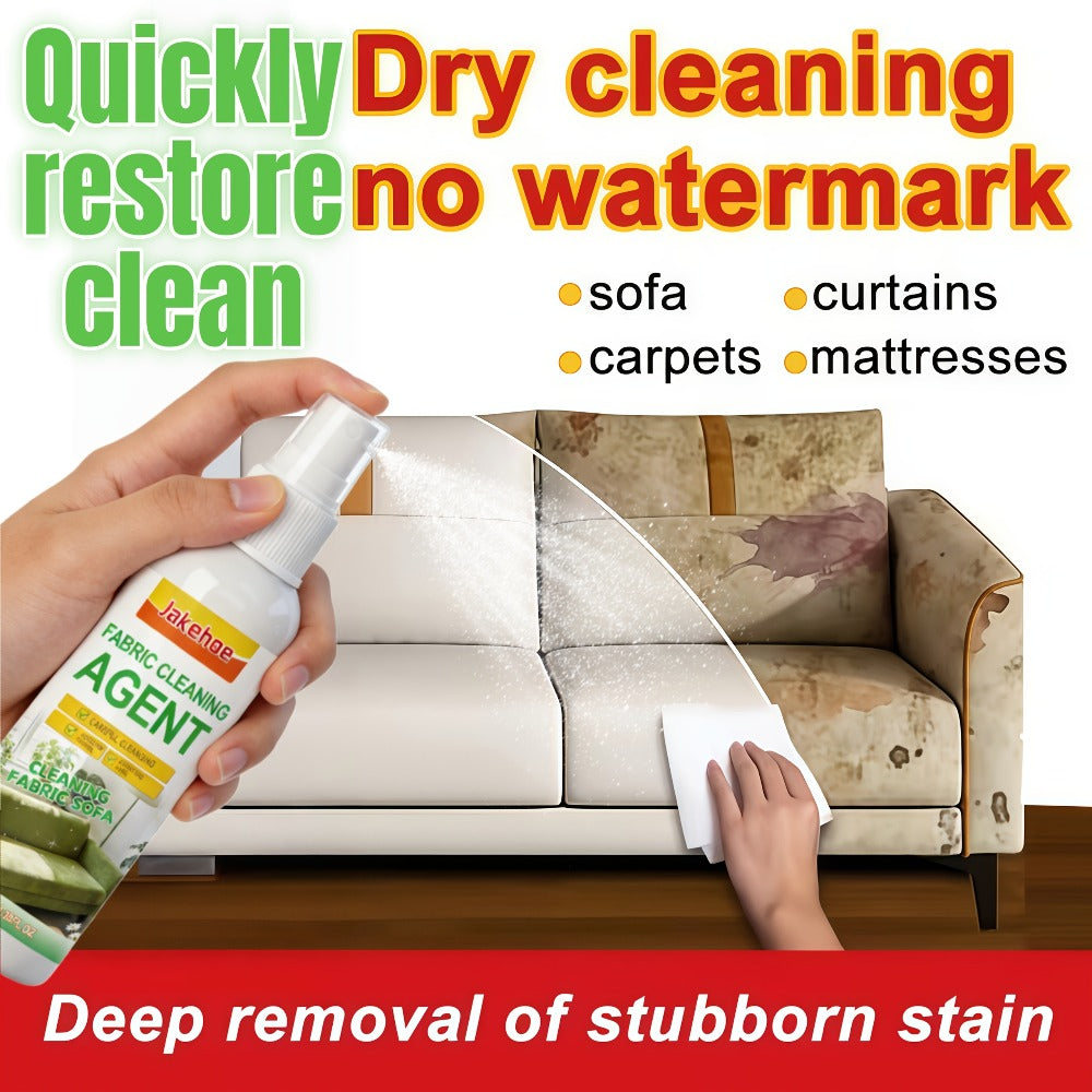 Sofa Cleaner Spray Fabric Stain Remover for Couch Car Interior Upholstery Safe Quick-Drying for Entryways, Bedrooms and Living Spaces
