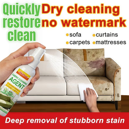 Sofa Cleaner Spray Fabric Stain Remover for Couch Car Interior Upholstery Safe Quick-Drying for Entryways, Bedrooms and Living Spaces