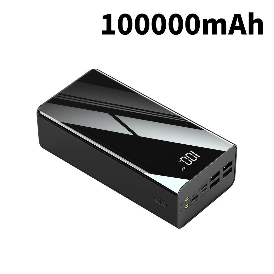 Power Bank 100000mAh 22.5W Super Fast Charging Two-Way USB-C Digital Display Large Capacity Portable Charger for Travel Camping Outdoor