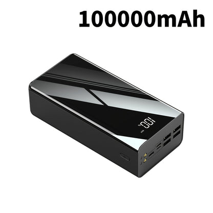 Power Bank 100000mAh 22.5W Super Fast Charging Two-Way USB-C Digital Display Large Capacity Portable Charger for Travel Camping Outdoor