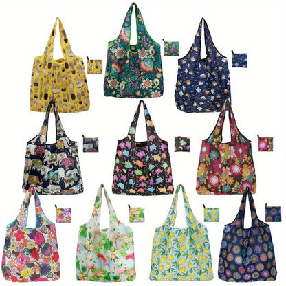 Reusable Shopping Bags Extra Large Set of 8 | 50 lb Foldable Zipper Tote Bags | Non-Woven Leak-Proof Machine Washable | Grocery Beach Picnic