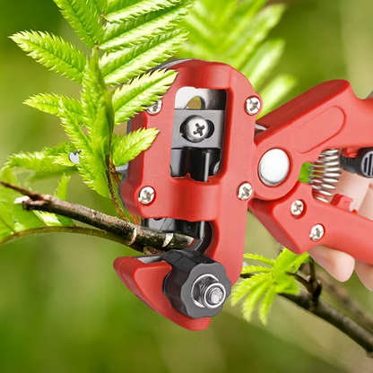 Hand Grafting and Pruning Shears with High-Carbon Steel Selection, V, Omega and U Blade Profiles