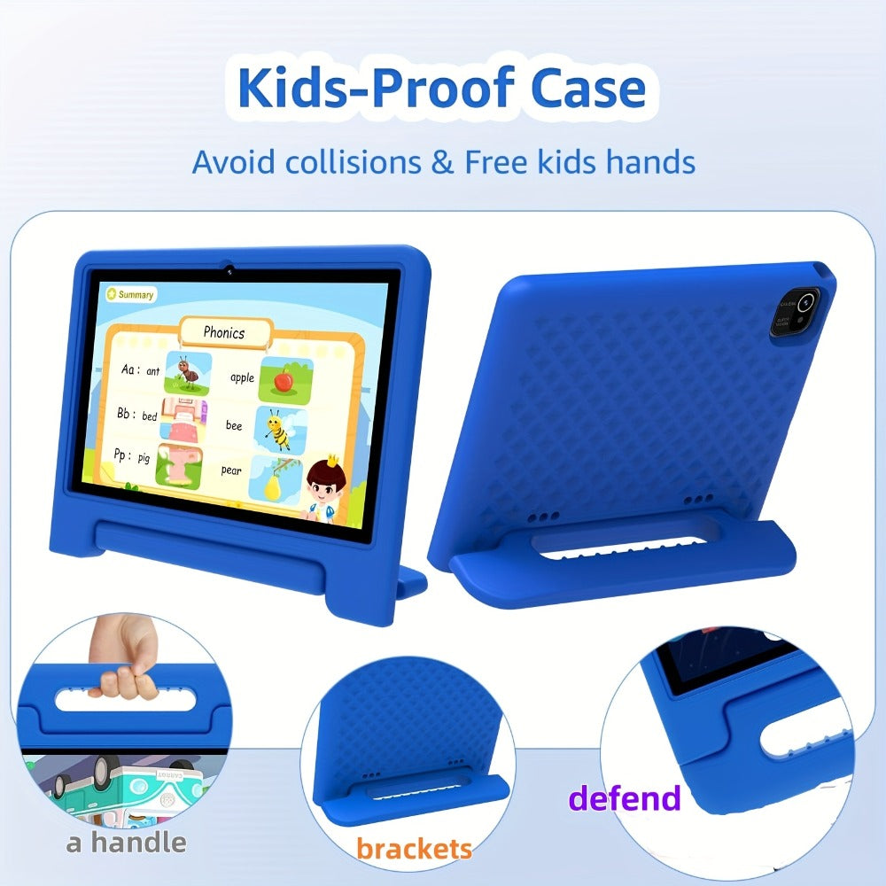 Kids Tablet 10 Inch with Android 13, 2GB RAM, 64GB Built-In Storage, 512GB Expansion and Protective Case