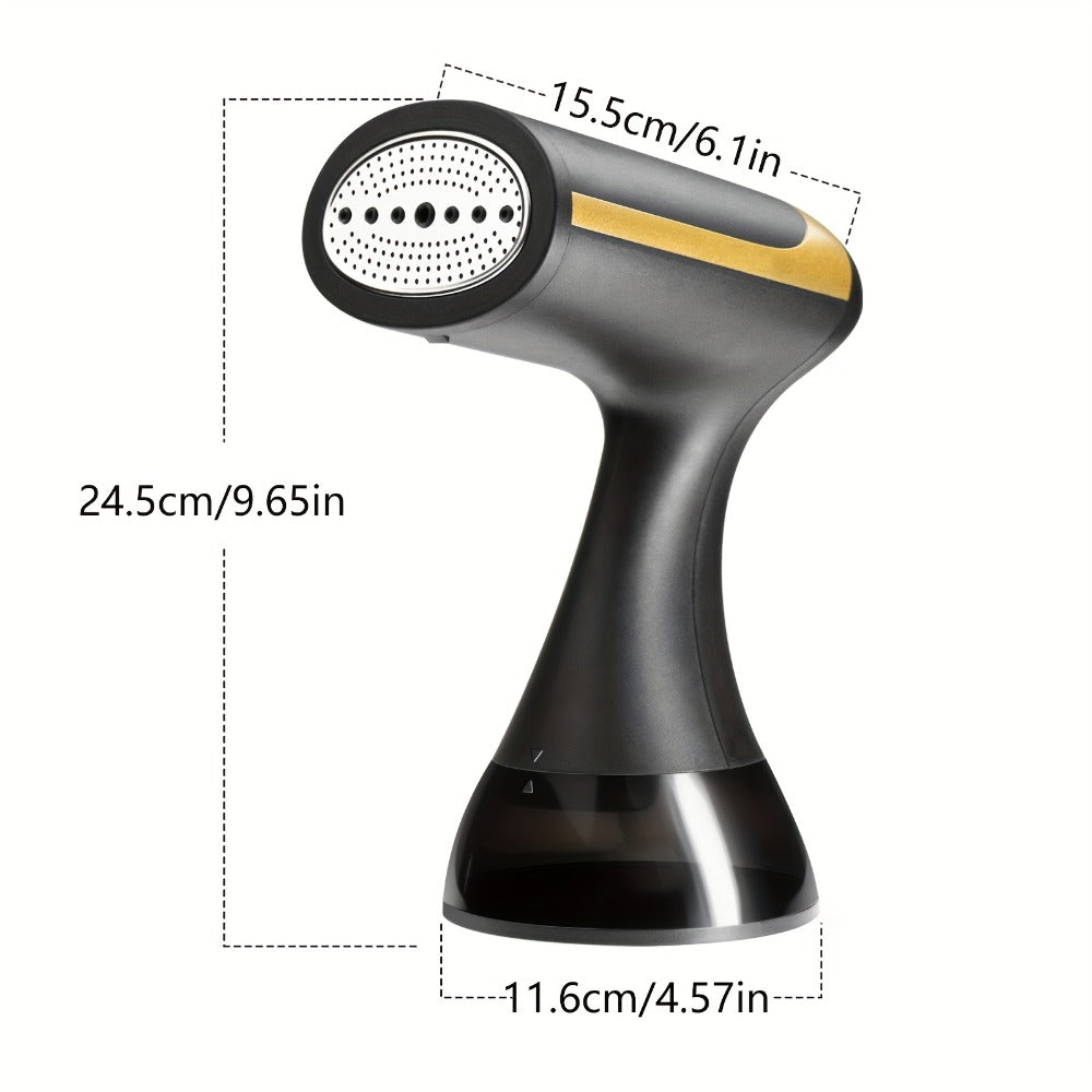 Portable Clothes Steamer 1100W – 20-Second Fast Heat-Up Handheld Garment Steamer with 10oz Water Tank for Wrinkle Removal on All Fabrics