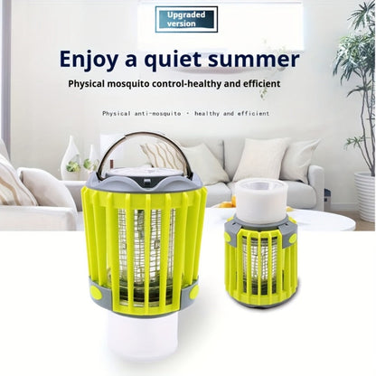 Mosquito Repellent 3-in-1 USB Rechargeable Portable LED Lantern, Indoor Outdoor Bug Repeller Camp Light with SOS Emergency Mode for Home