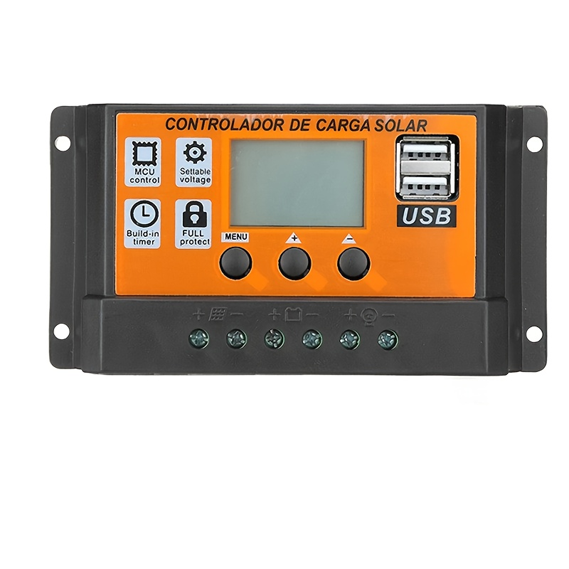 Solar Panel Kit Monocrystalline High Efficiency with 100A Charge Controller Extension Cable Battery Clip Complete Off-Grid System for RV