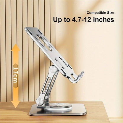 360 Degree Rotating Tablet Phone Stand Foldable, Portable Desktop Lazy Stand with Fast Heat Dissipation