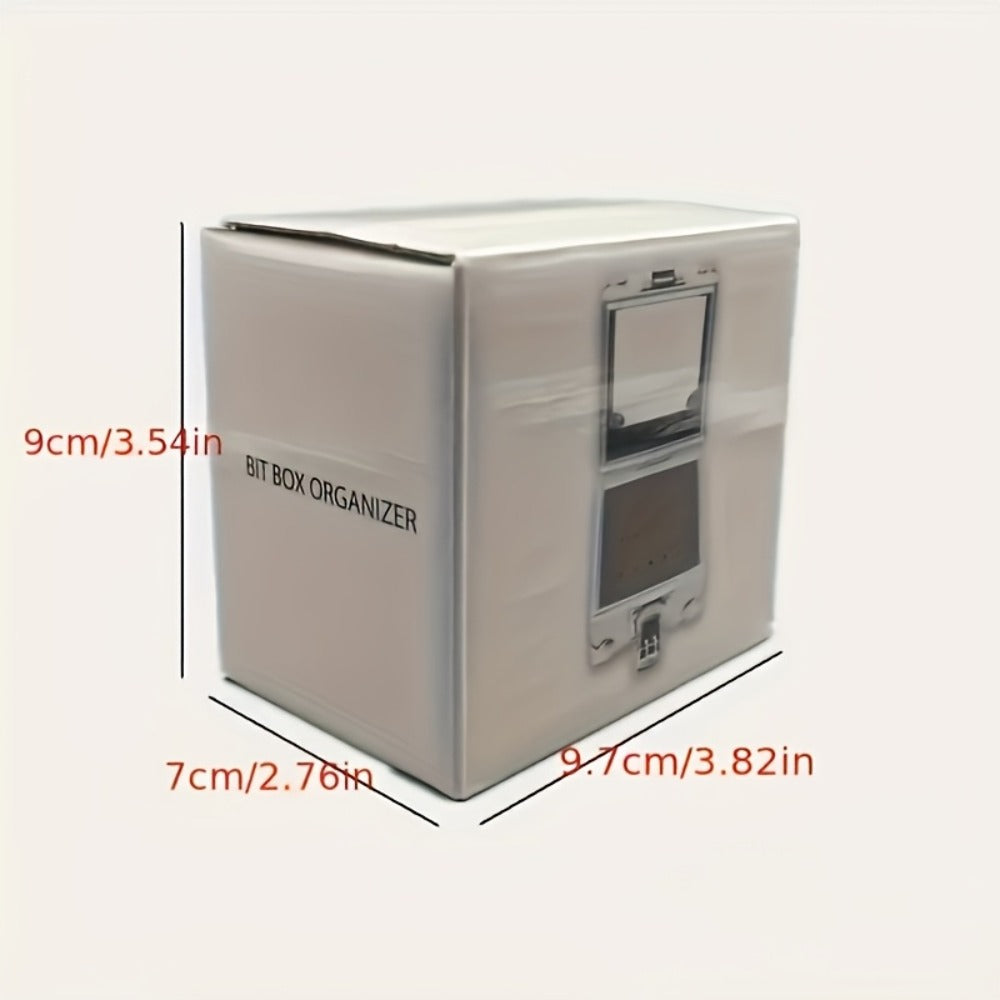 Nail Drill Bit Set Tungsten Steel & Ceramic Grinding Heads with Storage Box for Gel Removal Nail Enhancement