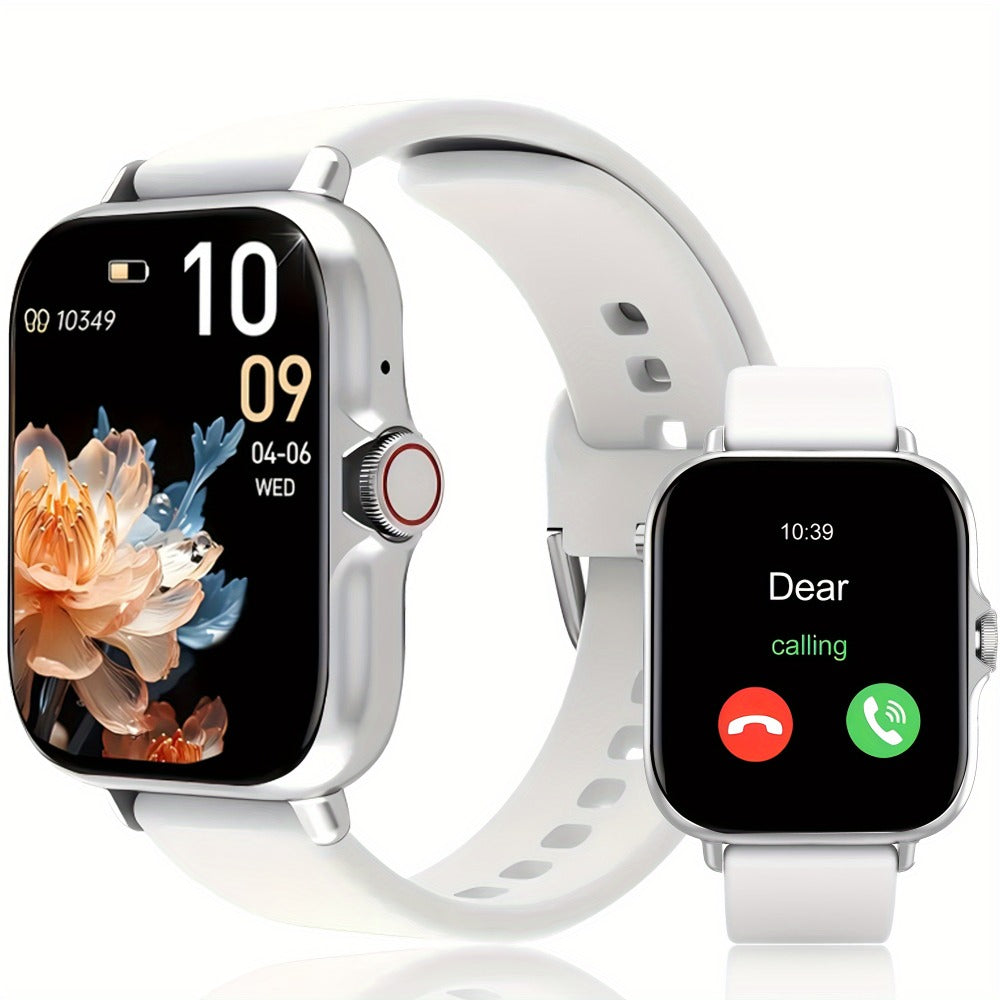Smartwatch with Bluetooth Calling 1.91" AMOLED HD Touch Screen, Voice Assistant, Music Playback, Built-in Mic & Speaker, Multi-Sport