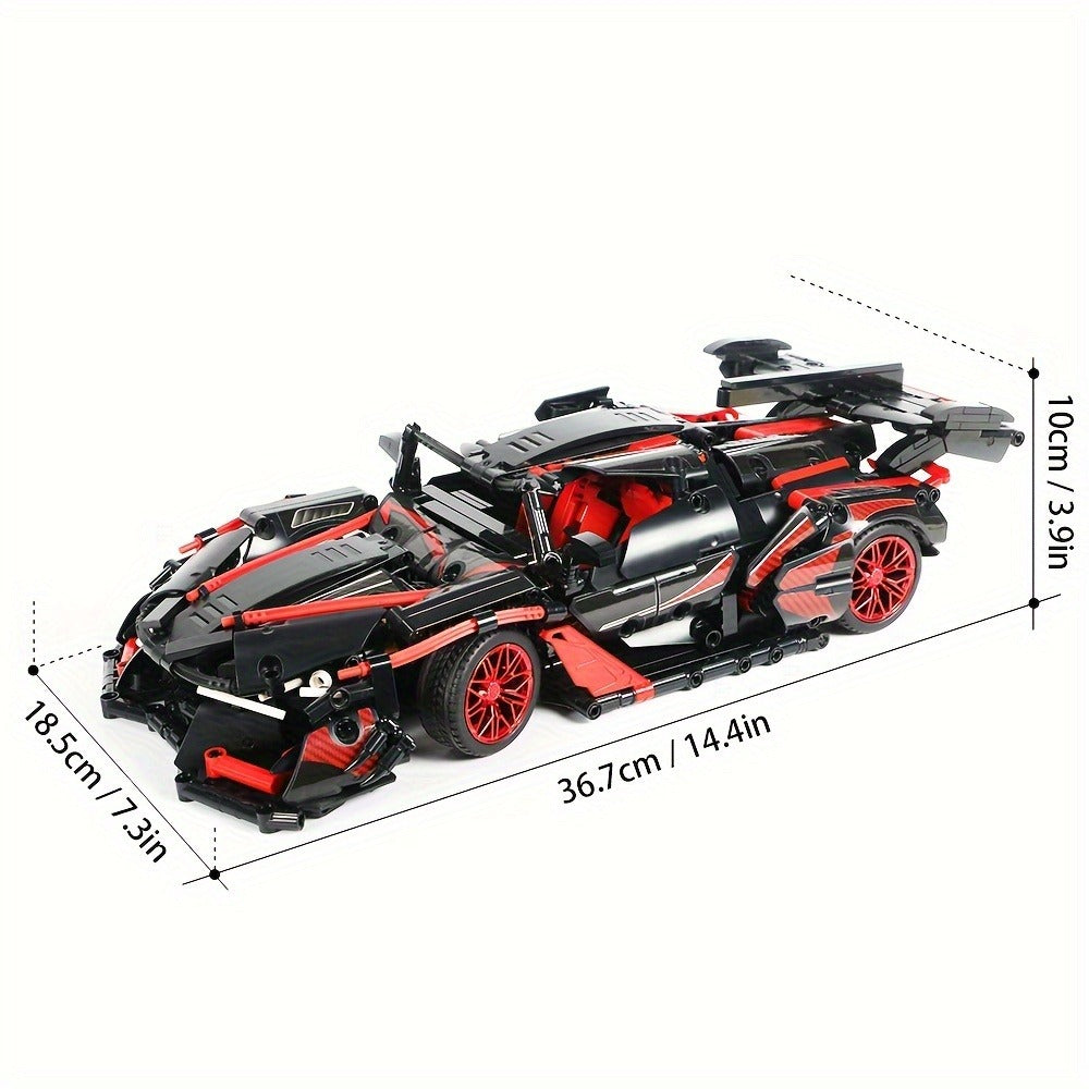 1391PCS Car Building Blocks Kit 1:14 Scale MY88301 – Challenging Adult Model Precision Vehicle Assembly, Desktop Display Ornament Collector